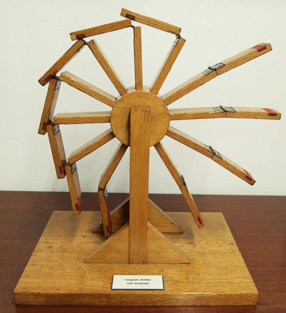 Perpetuum Mobile erster Art: Eine Maschine, die von selbst drehen sollte