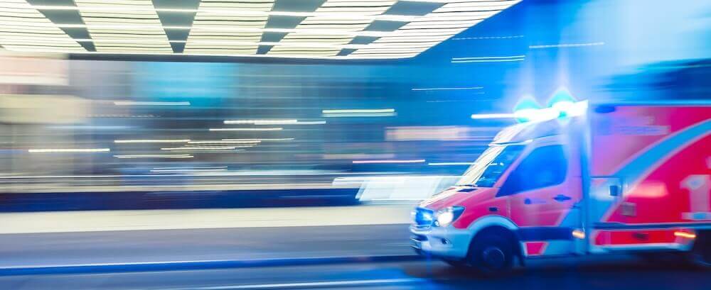 Doppler-Effekt (vorbeifahrender Krankenwagen)