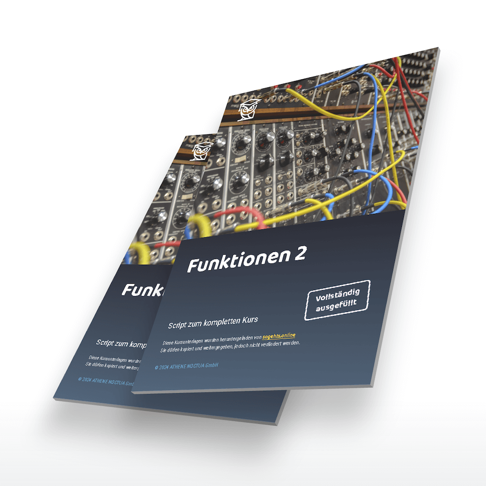 Workbook Funktionen 2 (Lineare und quadratische Funktionen)